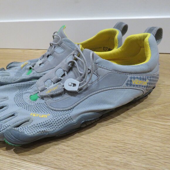 VIBRAM FIVEFINGERS Bikila LS Barefoot Training Running Shoes in Gray Green US 9 - Picture 3 of 13